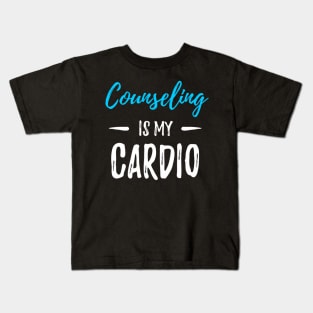 Counseling Is My Cardio Counselor Kids T-Shirt